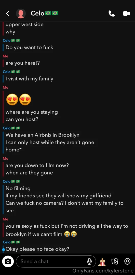 Let a dl brazilian dude fuck me while he was visiting nyc bro added me 