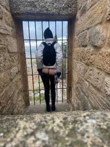 We went hiking with friends and it became a running joke to tell me part 5