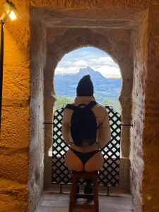 We went hiking with friends and it became a running joke to tell me part 4