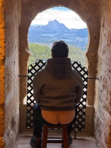 We went hiking with friends and it became a running joke to tell me part 3