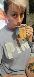 A little bed head and coffee makes for a perfect saturday take a load part 1