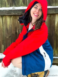 It s a snow day tits full frontal