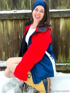 It s a snow day tits full frontal part 1