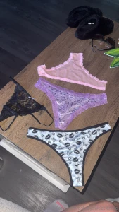 New panties came in today 35 spin the panty wheel win up to 3 pair yes part 2