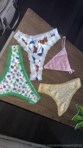 New panties came in today 35 spin the panty wheel win up to 3 pair yes