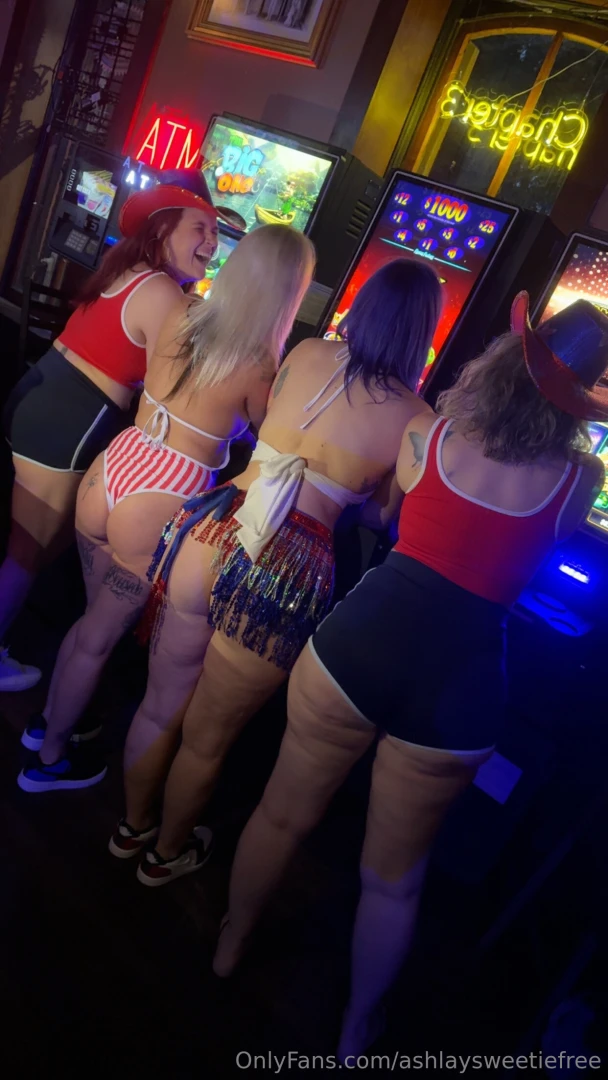 Happy 4th from me and my girls wanna play a game with us 