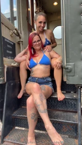 Red white and barely dressed me and lolawilld can t wait for the 4th