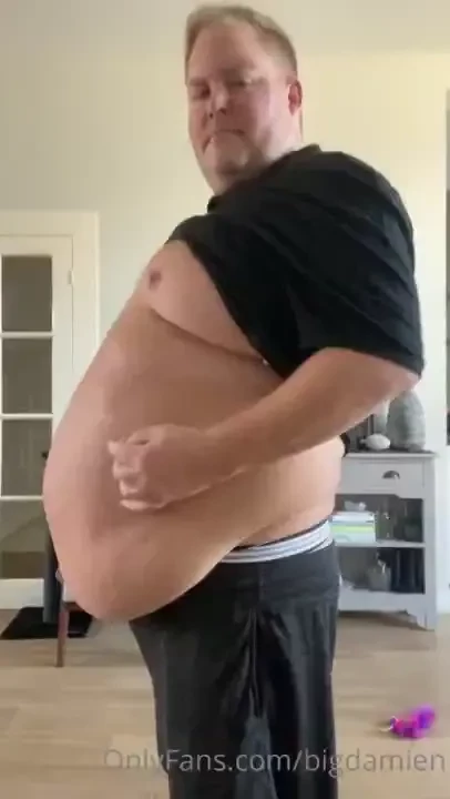 Taking off my golf outfit and exposing my jockstrap and playing with 