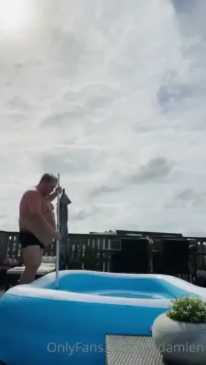 Big fat pool boy thought you guys might enjoy seeing me just jiggle 