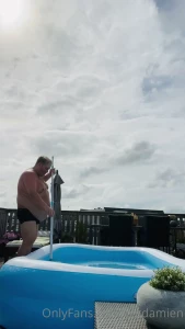 bigdamien - Big fat pool boy thought you guys might enjoy seeing me just jiggle 