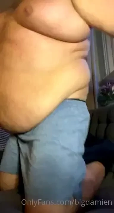Showing off my big belly and moobs is always a huge turn on for me 
