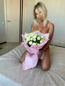 It s so wonderful when a woman is given flowers but it s even better