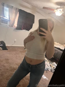 I lone wearing no bra with tight shirts