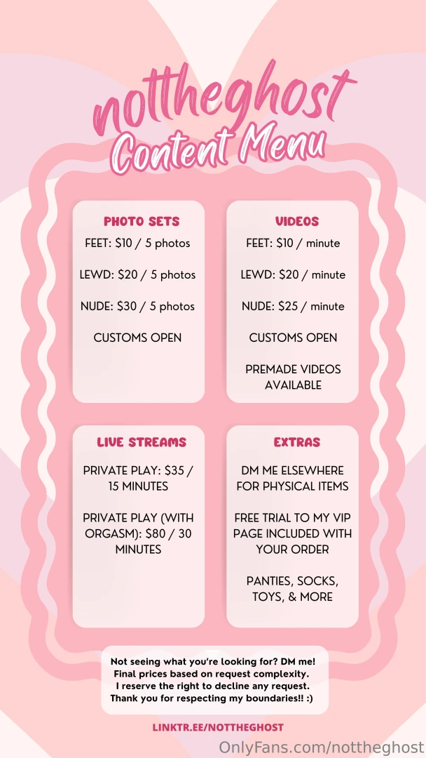 Do we like the new menu 