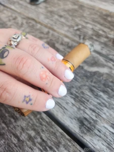 My good boy got my nails done