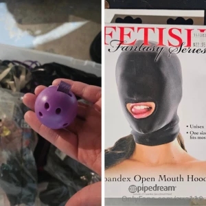 Poll friday gage ball or open mouth leather mask be on the look out