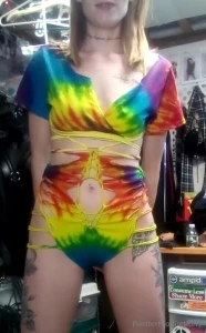 Ally snoww rainbow pre-scene outfit selection bts part 1 ally snoww