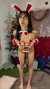 T as aim t as petite lapine sexy de no l