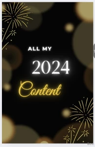 Get all my 2024 videos