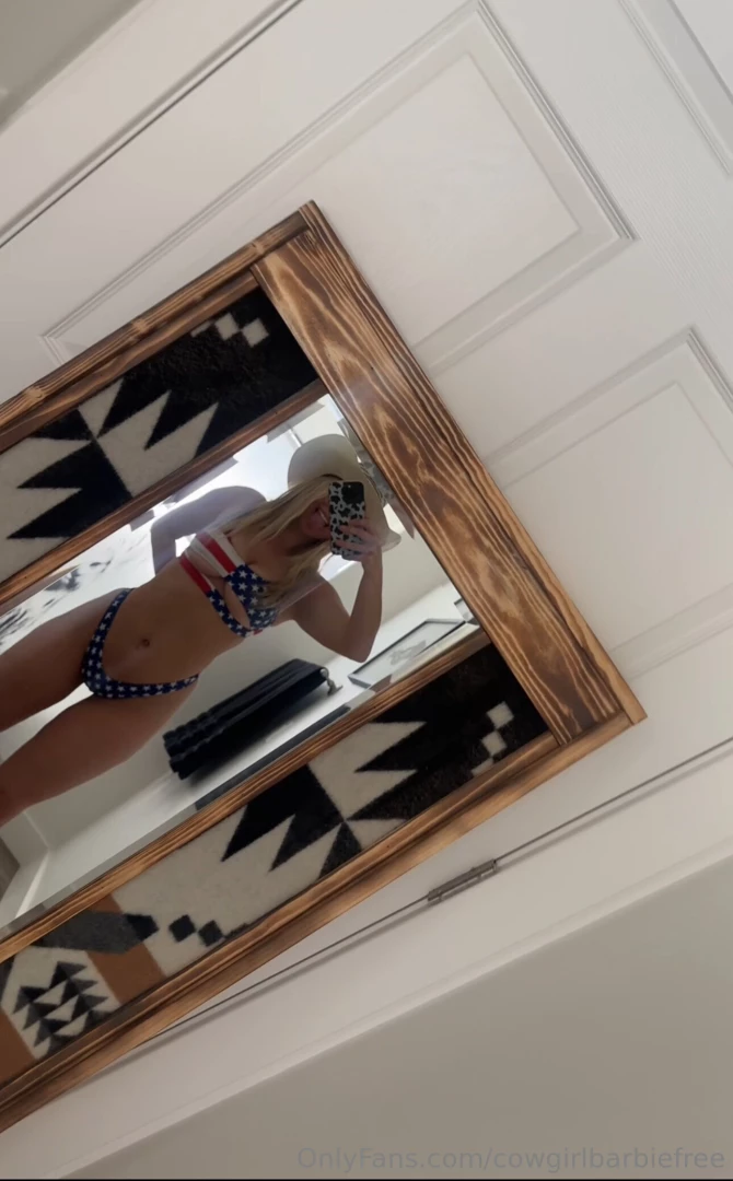 Happy 4th from your fav patriotic cowgirl 