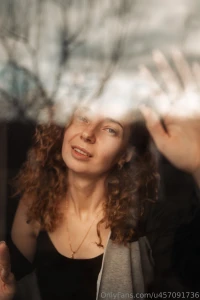 A cozy moment through the window glass where nature and thoughts part 2