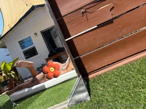 Nothing like tanning on a tuesday in my g-string and phoning simps