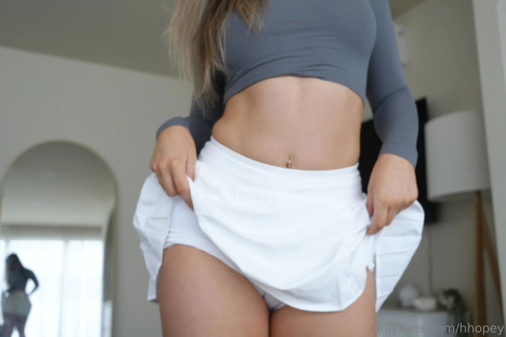 Curious enough lift my skirt up 