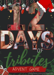 Day 2 12 days of tributes tribute each day to reveal new gifts tasks