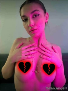 You can see a photo without stickers in the dm don t break my heart