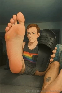 I was having some fun with this filter even the ai knows my feet are part 1