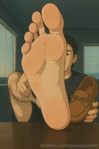 I was having some fun with this filter even the ai knows my feet are