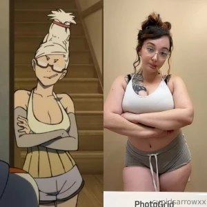 A little anime cosplay