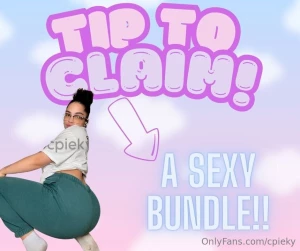First tipper gets a sexy bundle