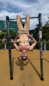 If you had seen me doing pull-ups at the park wearing these shorts part 1