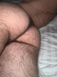 Hairy boy butt