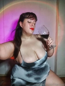 Red wine red lips and my new dress would you take me on a date part 2