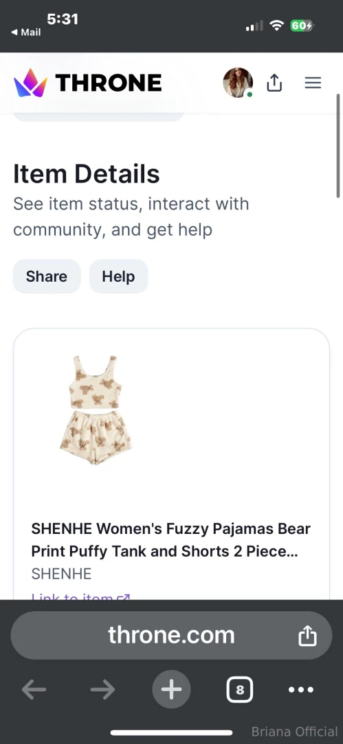 Thank you to the babes who gift things my wishlist gets updated at the 