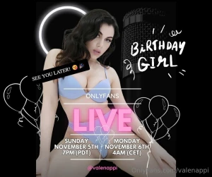 It s my birthday tonight and i wanna celebrate it with a birthday live