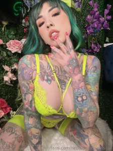 Is it really my birthday month if i don t post neon lingerie part 3