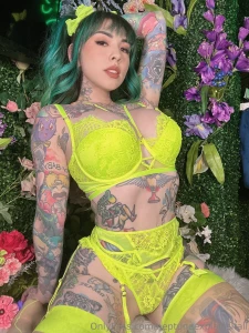 Is it really my birthday month if i don t post neon lingerie part 1