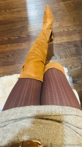 Underneath the sweater dress part 2