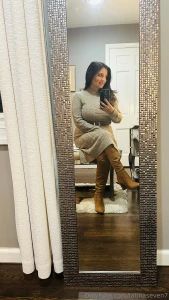 Underneath the sweater dress part 4