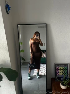 Love a dress and sneaker combo