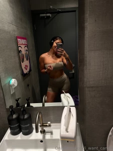 She s working on her fitness