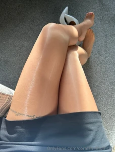 I cannot get over the shine on these nylons they are super sexy don t part 3