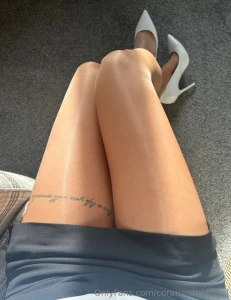 I cannot get over the shine on these nylons they are super sexy don t