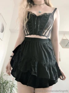 Do you like my little outfit i love lifting my skirt up and showing part 5