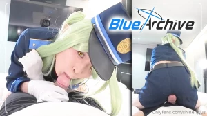Blue archive shupogaki cosplayer multiple orgasm raw creampie premium part 5
