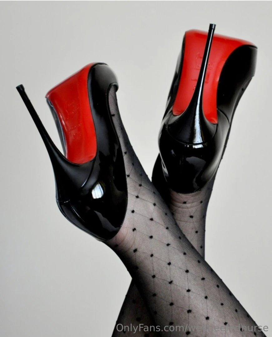 Stilettos and stockings 