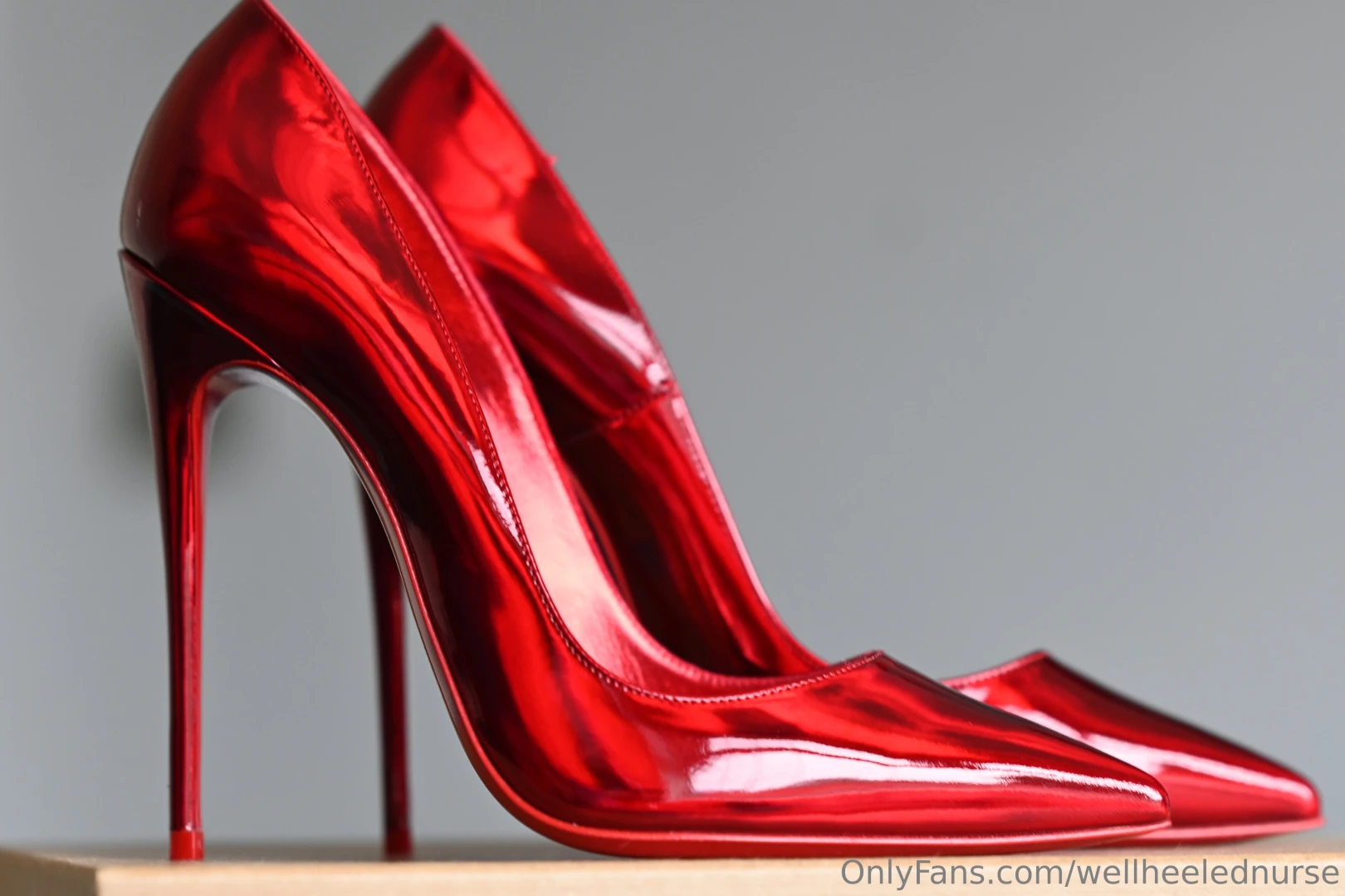 Iridescent red so kate s highheels 